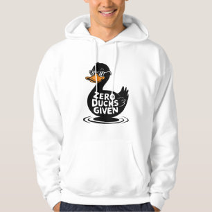 Nul Eenden Gegeven - Grappig Cool Eend Ontwerp Hoodie