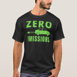 Nul-emissies 100 % van de tijd elektrische auto me t-shirt