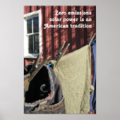 Nul-emissies zijn een Amerikaanse traditie Poster (Voorkant)