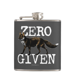 Nul (Fox) gegeven Heupfles