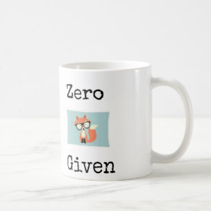 Nul "fox" gegeven koffiemok