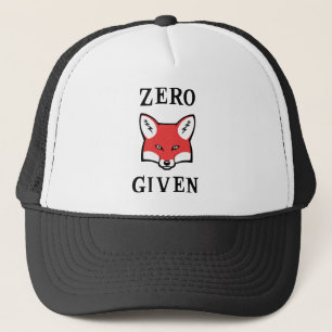 Nul (Fox) gegeven Trucker Pet