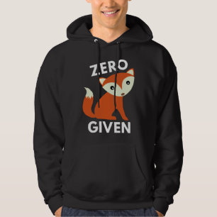Nul Fox toegediend Hoodie