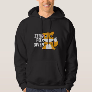 Nul Fox toegediend Hoodie
