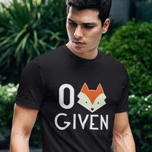 Nul Fox toegediend T-shirt