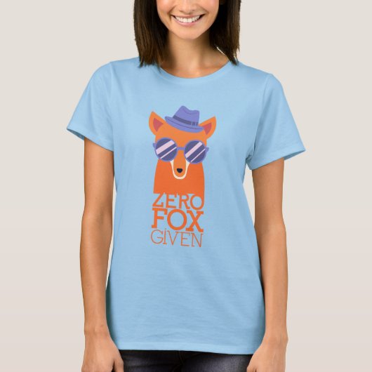 Nul Fox toegediend T-shirt (Voorkant)