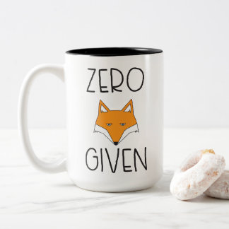 Nul Fox toegediend Tweekleurige Koffiemok