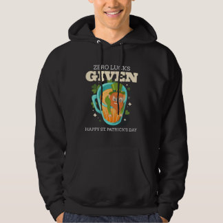 Nul Geluk Gegeven Funny St Patrick's Day St Paddys Hoodie