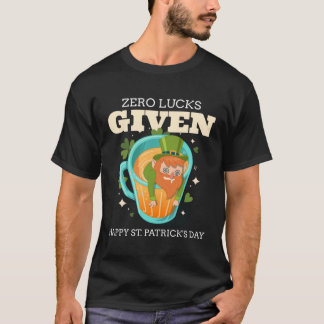 Nul Geluk Gegeven Funny St Patrick's Day St Paddys T-shirt