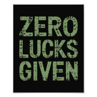 Nul geluk gegeven St. Paddy's Day grappige Patrick