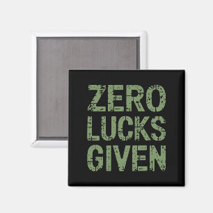 Nul geluk gegeven St Paddy's Day grappige Patricks Magneet