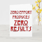 Nul Inspanning… Kaart (Gele Bloem)