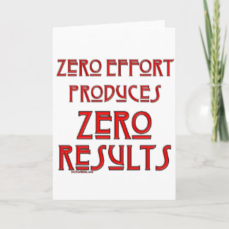 Nul Inspanning… Kaart