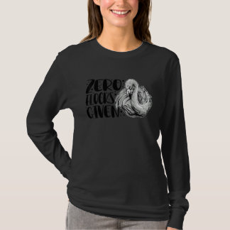Nul kuddes gegeven dier flamingo voor mannen vro t-shirt