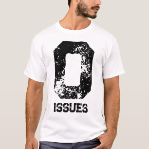 Nul problemen verklaring t-shirt