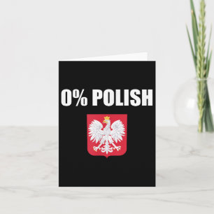 Nul procent Poolse Dyngus Day Natte maandag Kaart