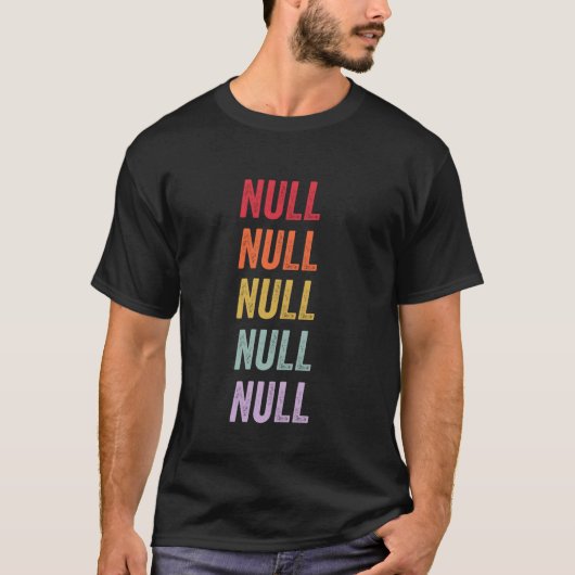 Nul T-shirt (Voorkant)