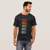 Nul T-shirt (Voorkant volledig)