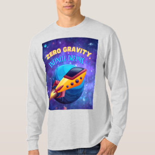 Nul zwaartekracht oneindige dromen t-shirt