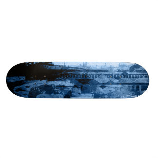Nuldeck-blauw Skateboard