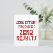 Nulinspanningen... Briefkaart (Staand voorkant)