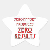 Nulinspanningen... Ster Sticker (Voorkant)