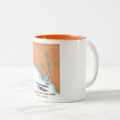 Nullarbor National Park Australia-kaart Tweekleurige Koffiemok (Voorkant rechts)