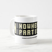 "Nulle part en particulier" tasse de café (Devant gauche)