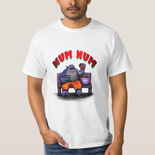 Num Num King Shark T-shirt (Voorkant)