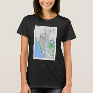 Numazu Japan Kaart 1945 T-shirt