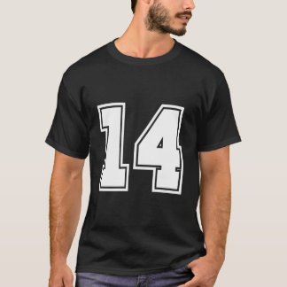 Number 14 No Fourn 14 Jerseys Player T-shirt