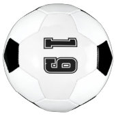 Number 19 voetbal (Gedraaid)