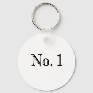 Number 1 sleutelhanger
