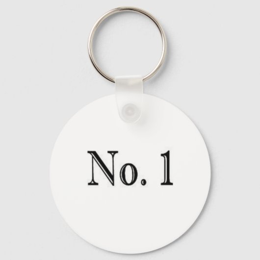 Number 1 sleutelhanger (Voorkant)