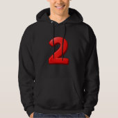 Number 2 Sport Hoodie – Athletic Style & Power Loo (Voorkant)