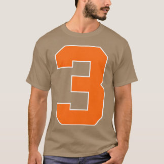 Number 3 Sports Orange friend T-shirt