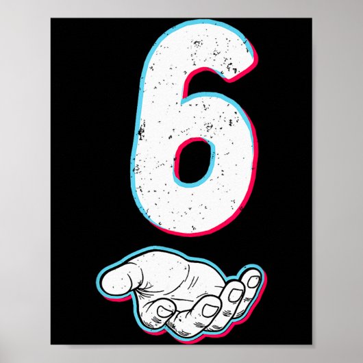 Number 67 Matching Six Seven 6 7 Meme 6 7 Hallowee Poster (Voorkant)