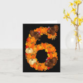 Number 6 Funny Saying 6 7 Six Seven Meme Couple Th Kaart (Gele Bloem)