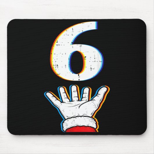 Number 6 Matching 67 Meme Christmas Pajamas Men Wo Muismat (Voorkant)