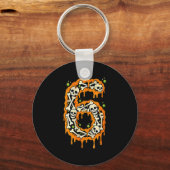 Number 6 Six Seven 6 7 Meme Funny Design Couples H Sleutelhanger (Voorkant)