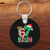 Number 7 Funny Meme Saying 6 7 Six Seven Christmas Sleutelhanger (Voorkant)