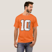 Number And Name Personalized  T-shirt (Voorkant volledig)