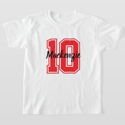 Number And Name Personalized  T-shirt (Laagn)