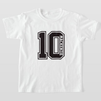 Number And Name Personalized  T-shirt