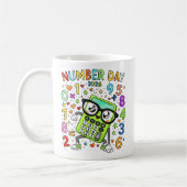 Number Day 2026 Cute Green Maths Calculator Mug (Gauche)