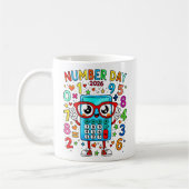 Number Day 2026 Cute Maths Calculator Mug (Gauche)