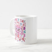 Number Day 2026 Cute Pink Maths Calculator Mug Koffiemok (Voorkant links)