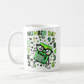 Number Day 2026 Green Maths Calculator Mug (Gauche)