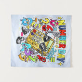 Number Day 2026 Maths Rockstar Banner for Schools Wandkleed (Voorkant (horizontaal))