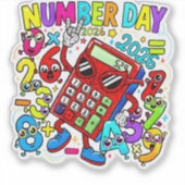 Number Day 2026 Maths Sticker for Kids UK Schools (Devant)